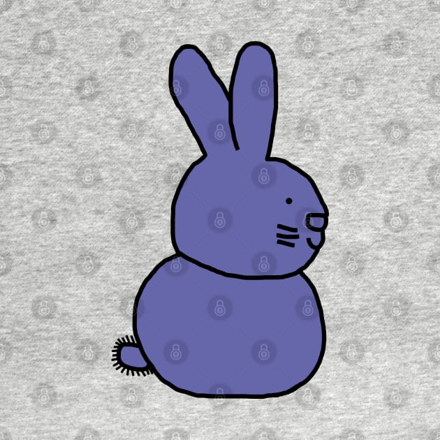 Very Peri Periwinkle Blue Bunny Rabbit Color of the Year 2022 by ellenhenryart